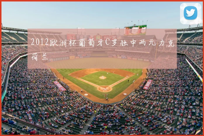 2012欧洲杯葡萄牙C罗独中两元力克荷兰